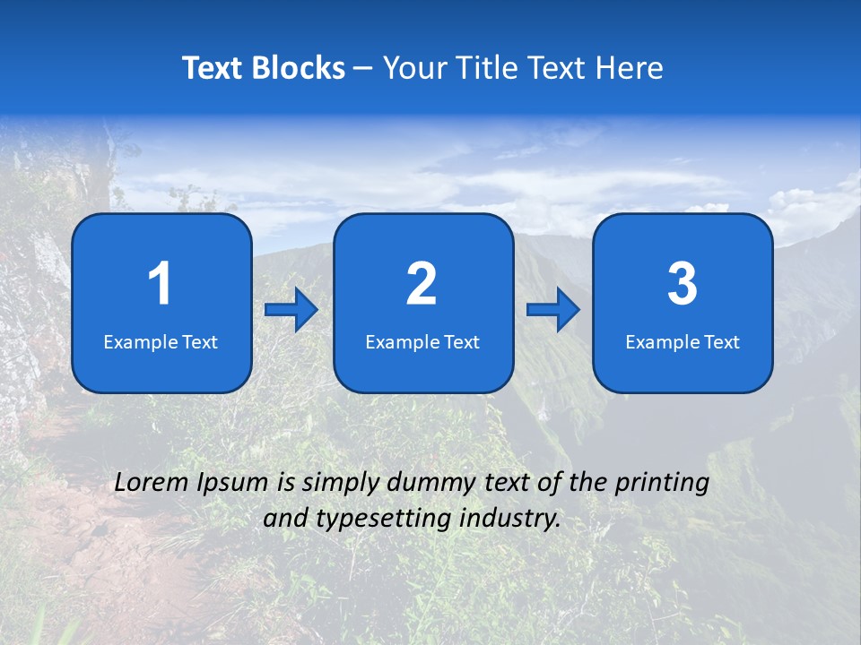 Indian Summit Mountain PowerPoint Template