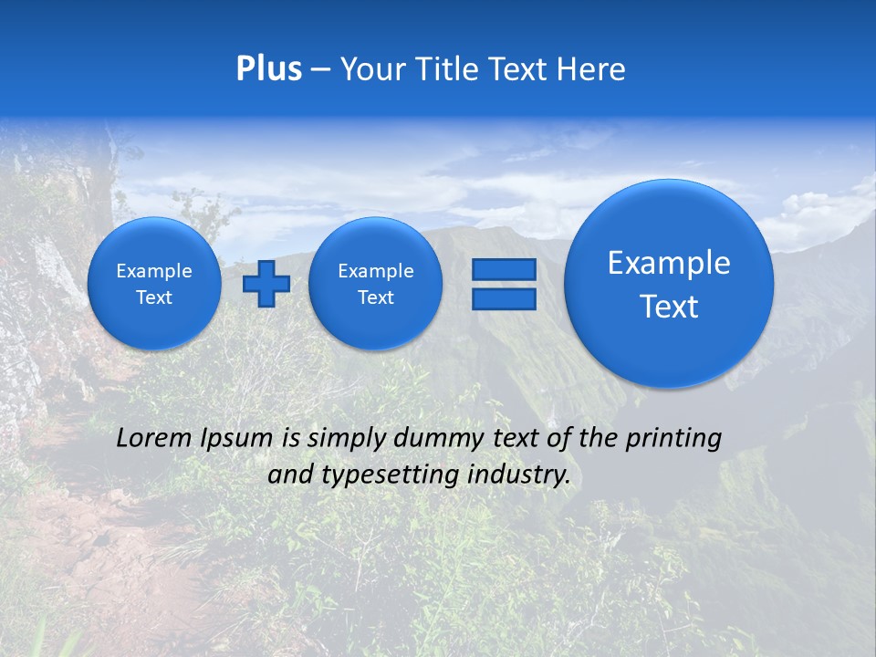 Indian Summit Mountain PowerPoint Template