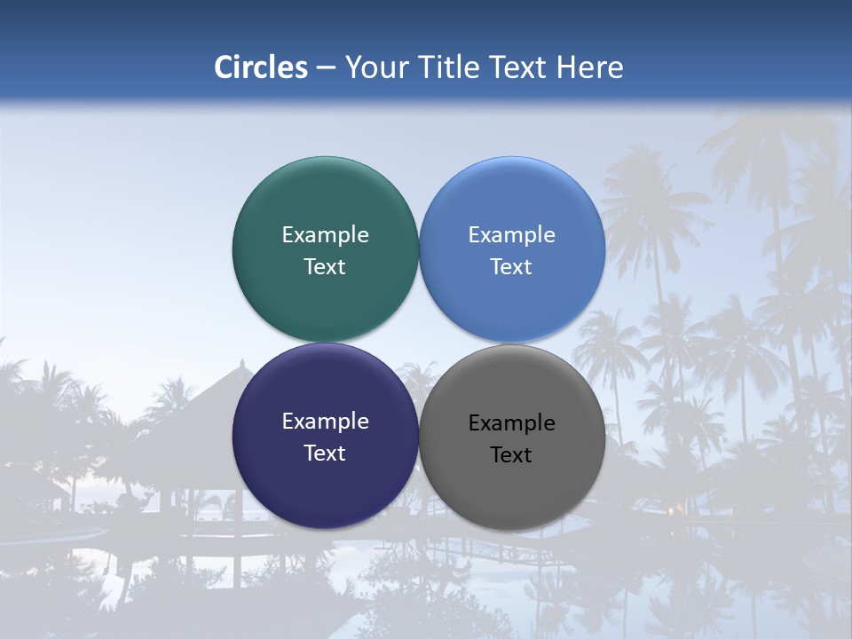 Nature Blue Relax PowerPoint Template