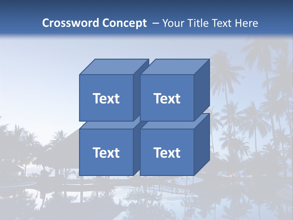 Nature Blue Relax PowerPoint Template