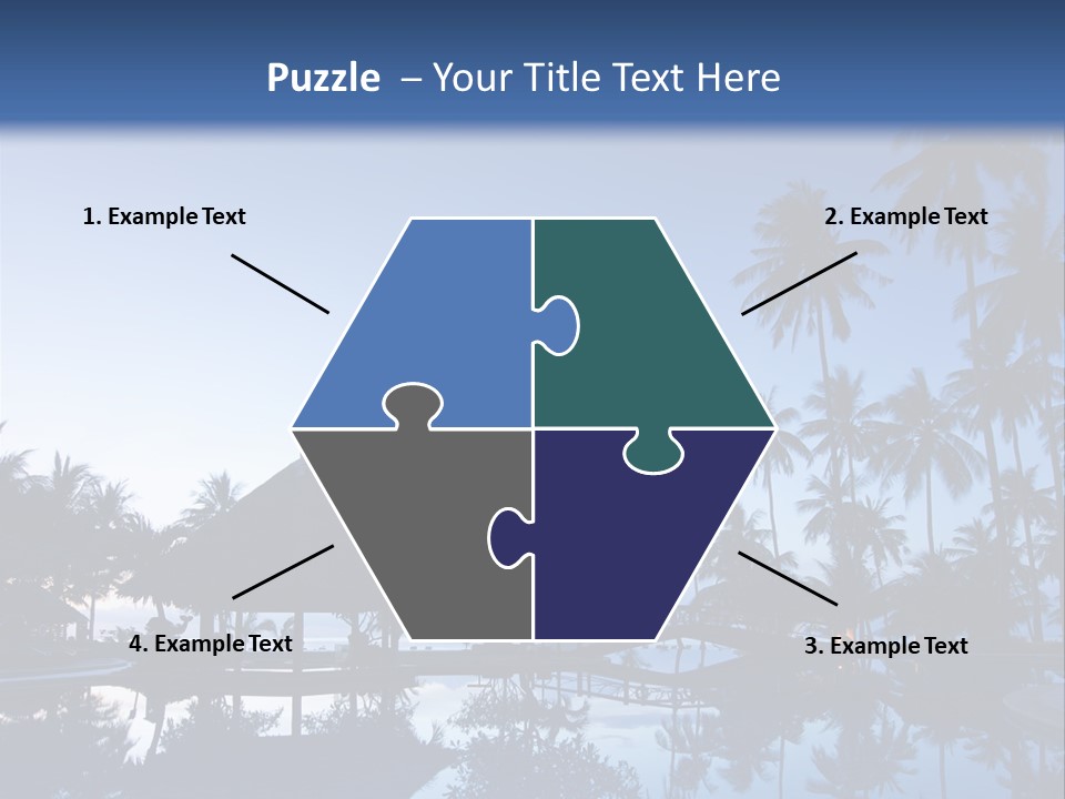 Nature Blue Relax PowerPoint Template