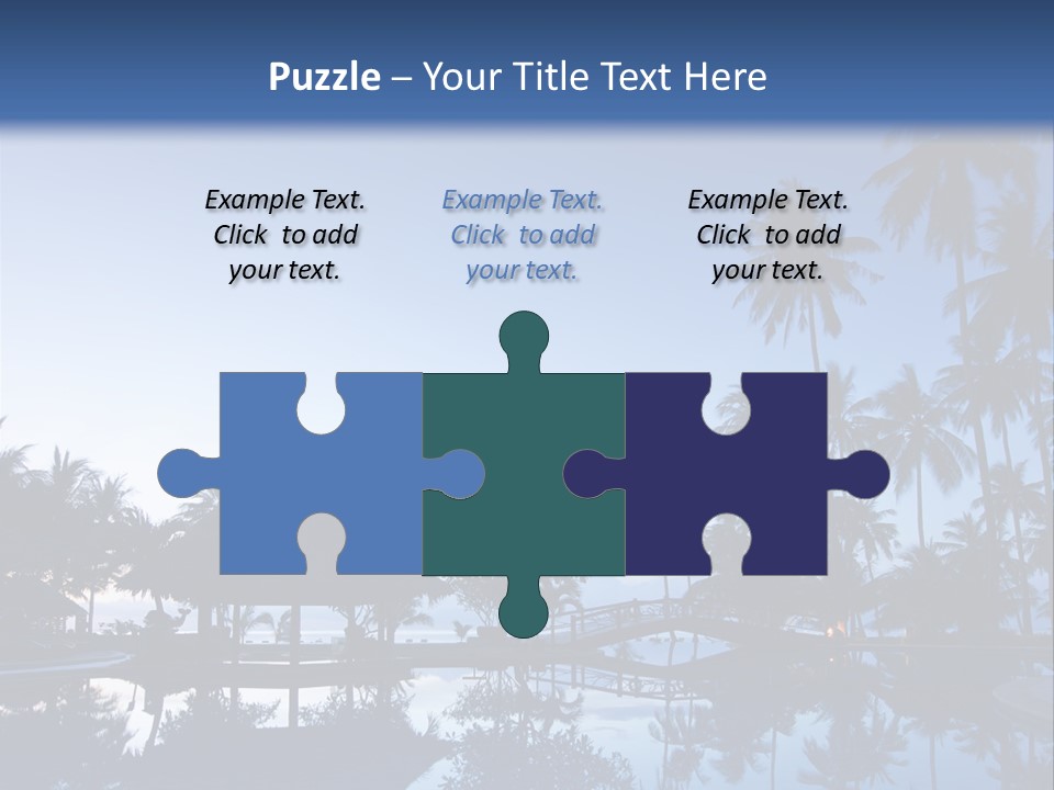 Nature Blue Relax PowerPoint Template