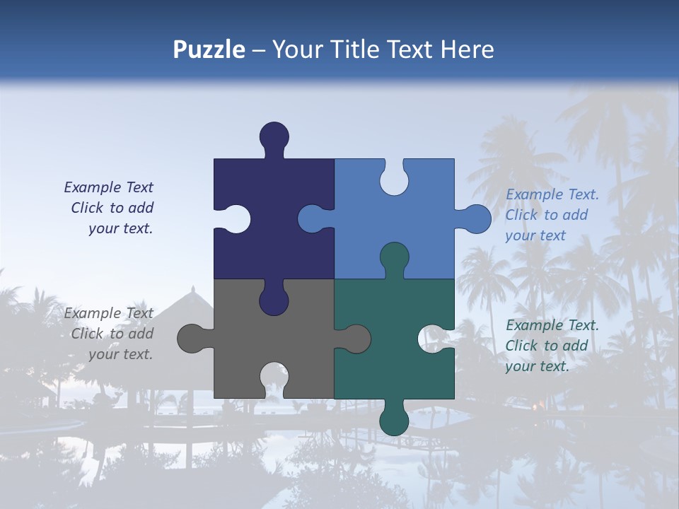 Nature Blue Relax PowerPoint Template