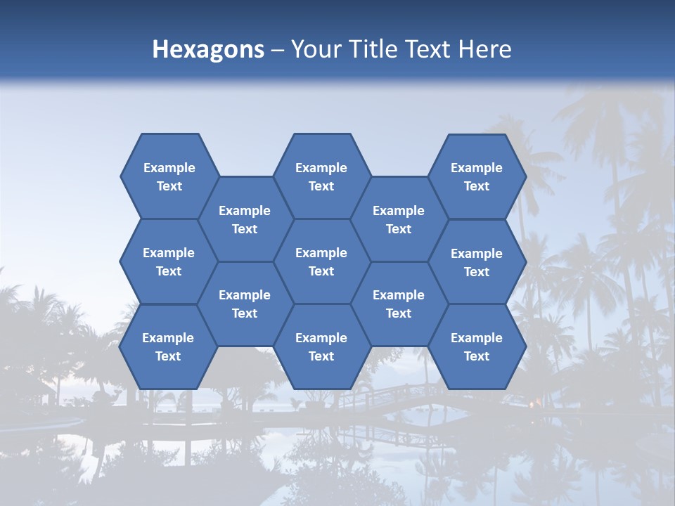 Nature Blue Relax PowerPoint Template