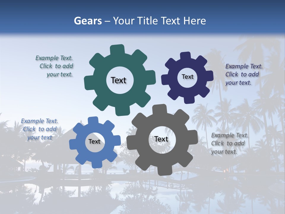 Nature Blue Relax PowerPoint Template