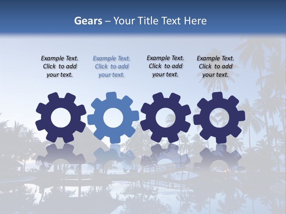 Nature Blue Relax PowerPoint Template