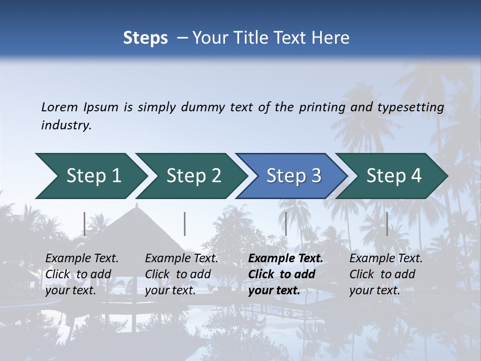 Nature Blue Relax PowerPoint Template