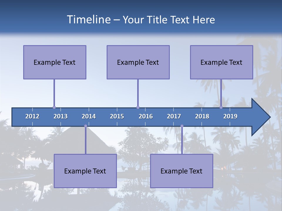 Nature Blue Relax PowerPoint Template