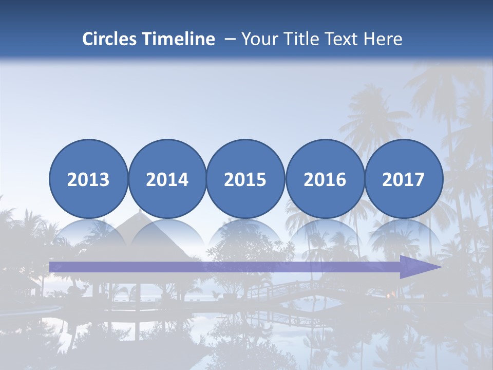 Nature Blue Relax PowerPoint Template