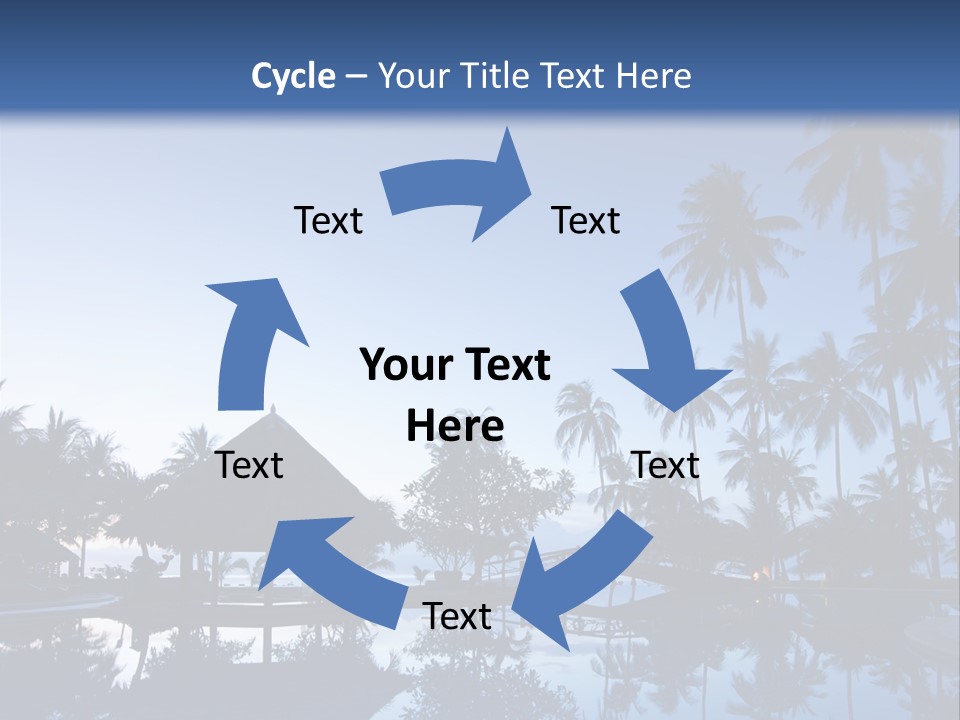 Nature Blue Relax PowerPoint Template