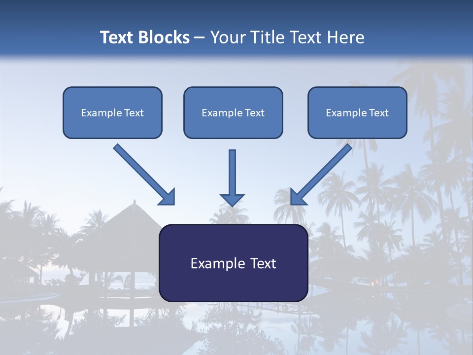 Nature Blue Relax PowerPoint Template