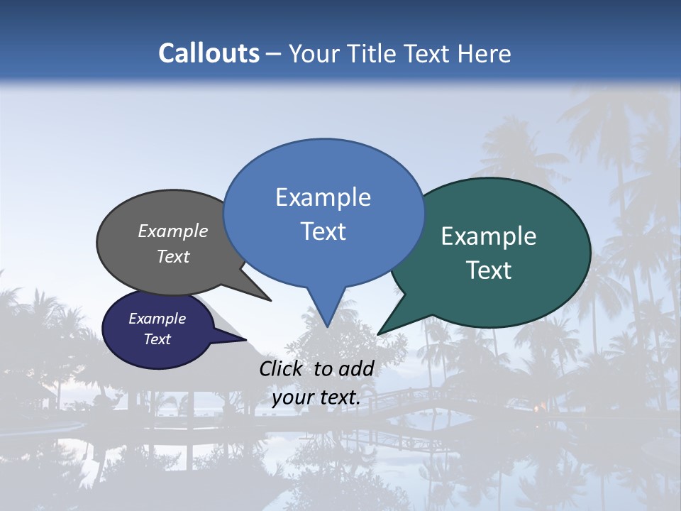 Nature Blue Relax PowerPoint Template