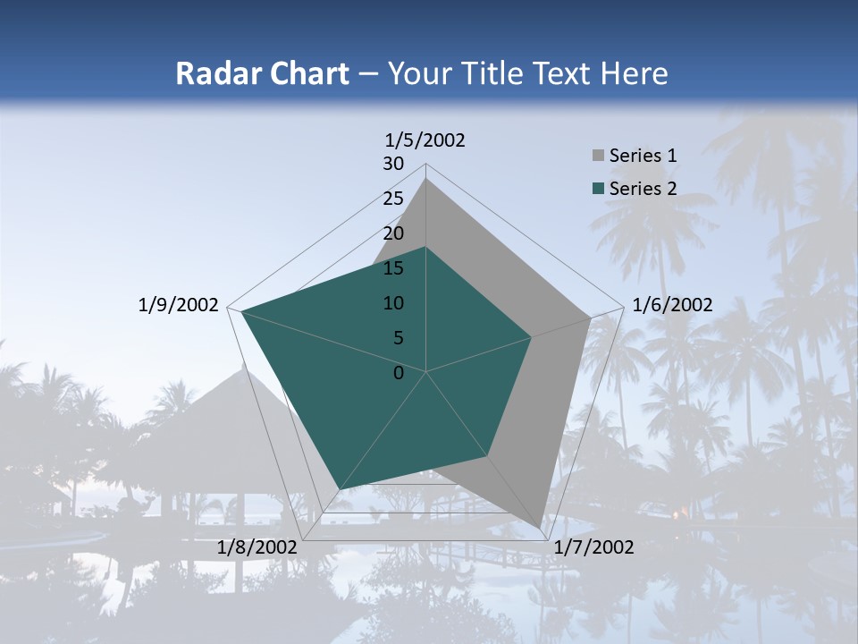 Nature Blue Relax PowerPoint Template