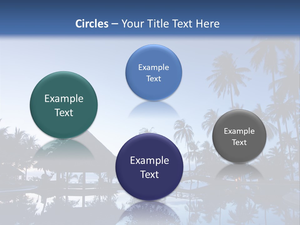 Nature Blue Relax PowerPoint Template