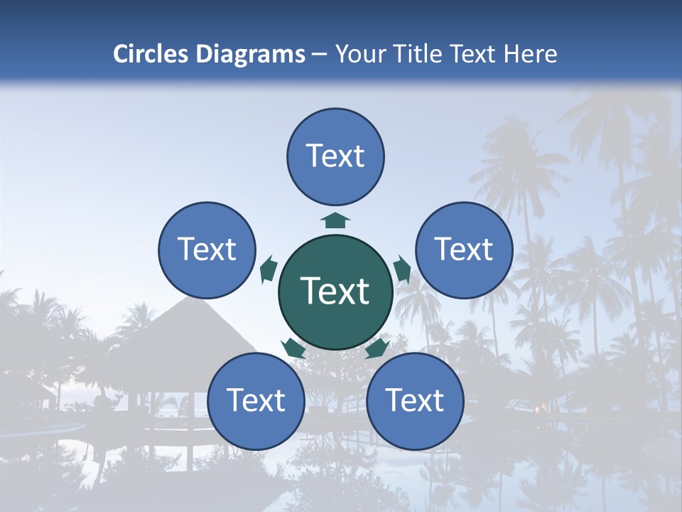 Nature Blue Relax PowerPoint Template