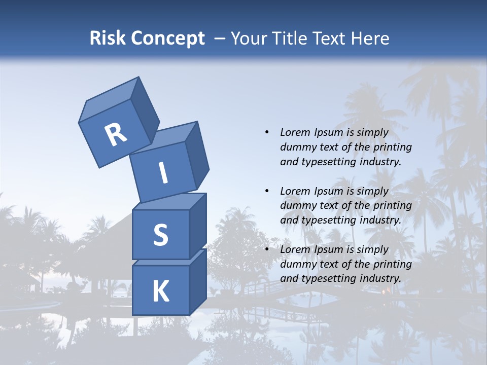 Nature Blue Relax PowerPoint Template