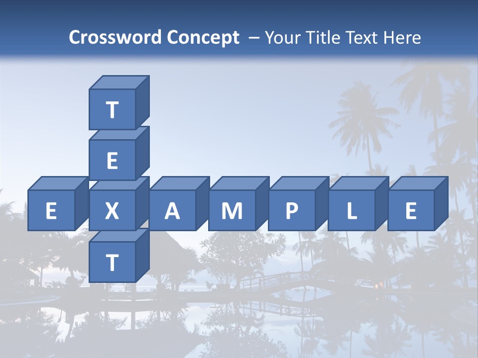 Nature Blue Relax PowerPoint Template