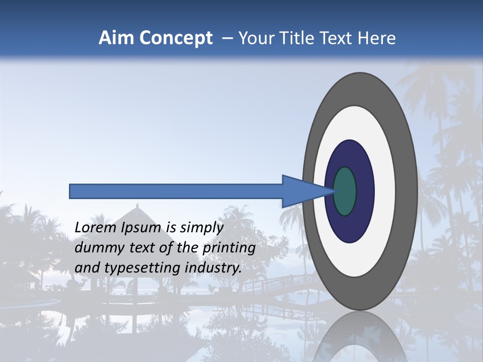 Nature Blue Relax PowerPoint Template