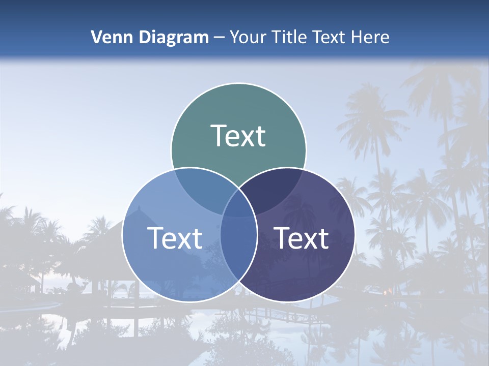 Nature Blue Relax PowerPoint Template