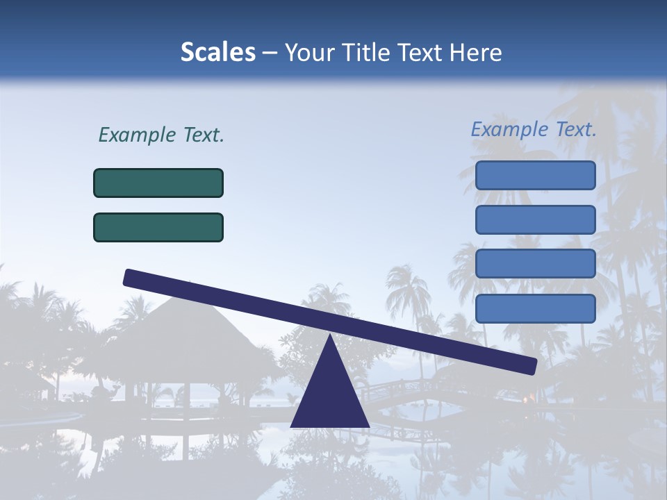 Nature Blue Relax PowerPoint Template
