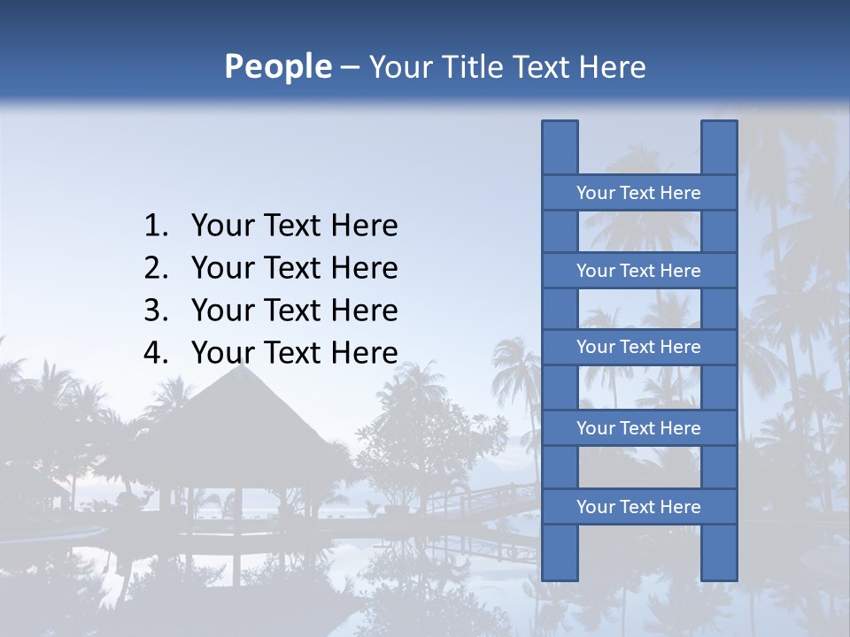 Nature Blue Relax PowerPoint Template