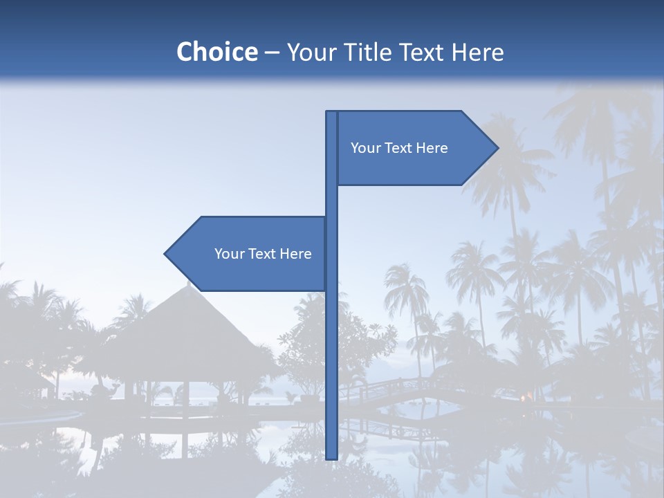 Nature Blue Relax PowerPoint Template