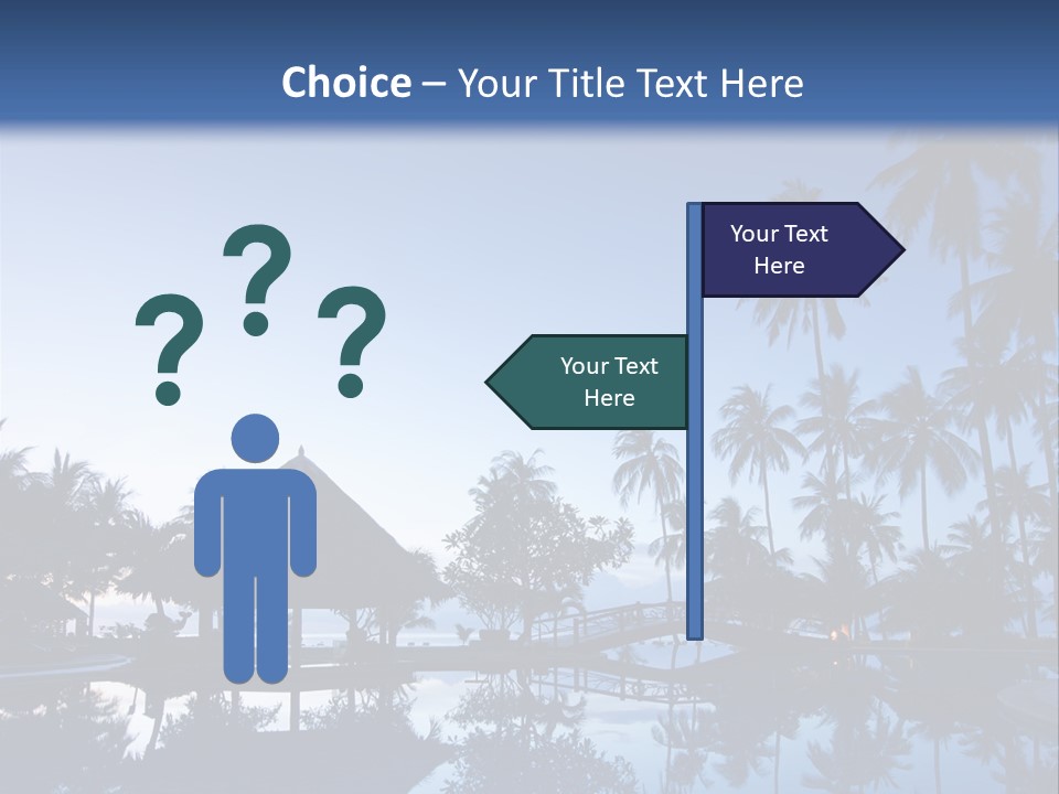 Nature Blue Relax PowerPoint Template