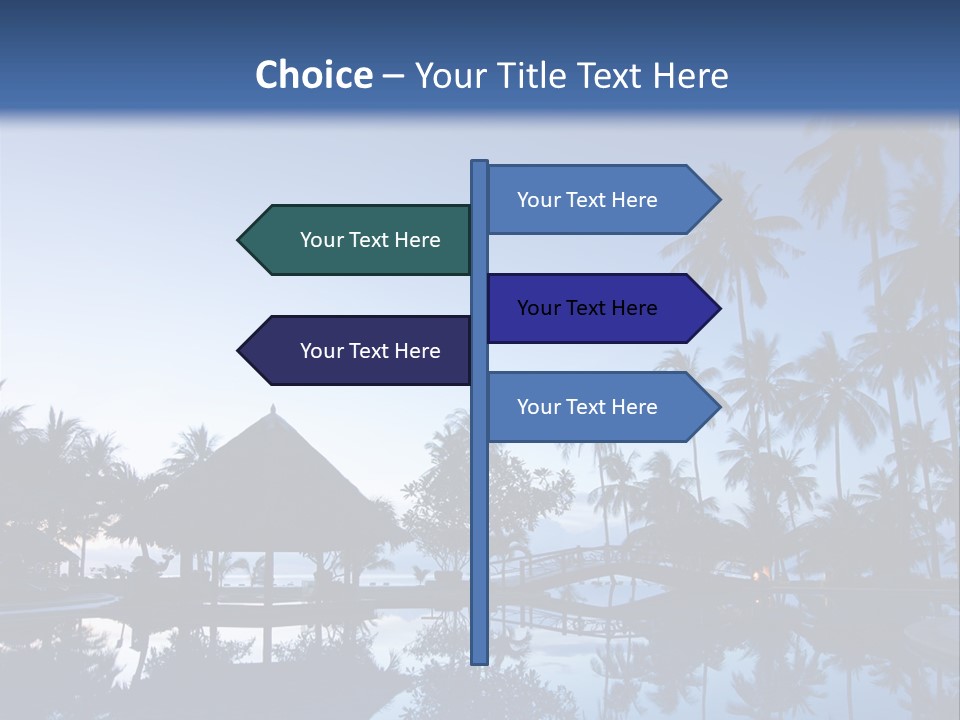 Nature Blue Relax PowerPoint Template