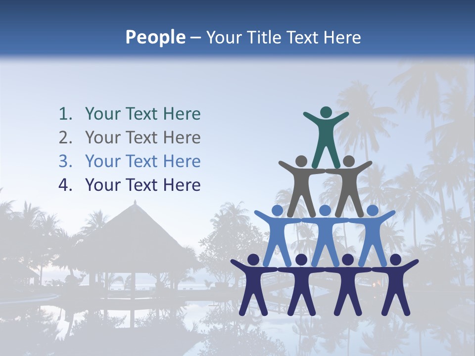 Nature Blue Relax PowerPoint Template