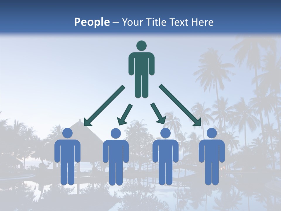 Nature Blue Relax PowerPoint Template