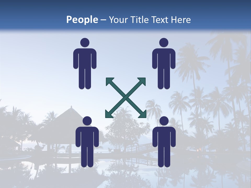 Nature Blue Relax PowerPoint Template