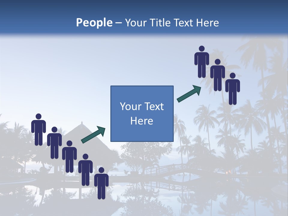 Nature Blue Relax PowerPoint Template