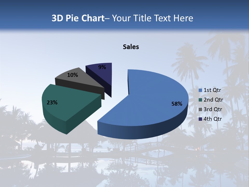 Nature Blue Relax PowerPoint Template
