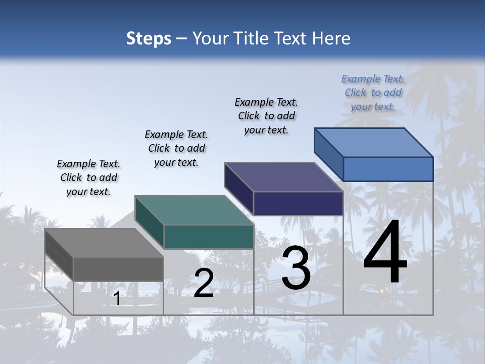 Nature Blue Relax PowerPoint Template