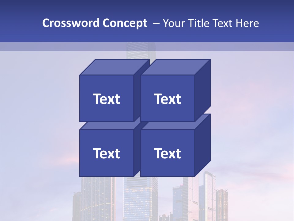 Asia Building Manhattan PowerPoint Template