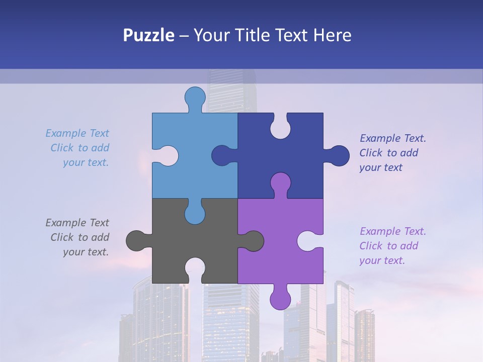 Asia Building Manhattan PowerPoint Template