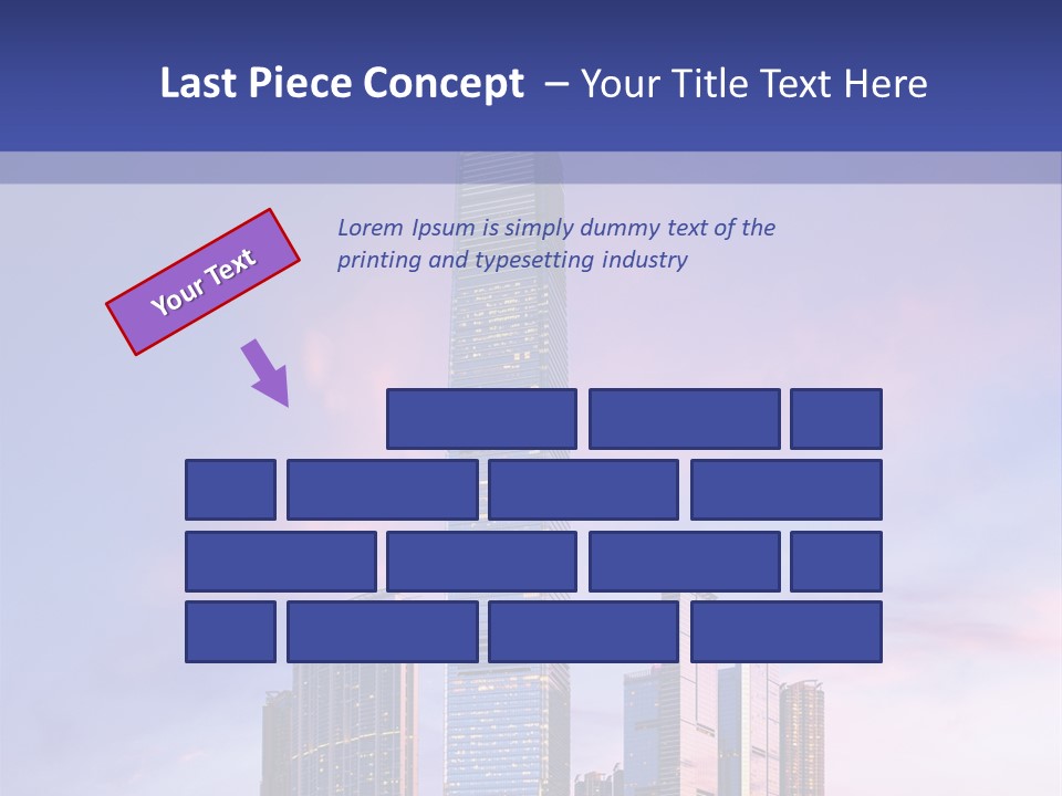 Asia Building Manhattan PowerPoint Template