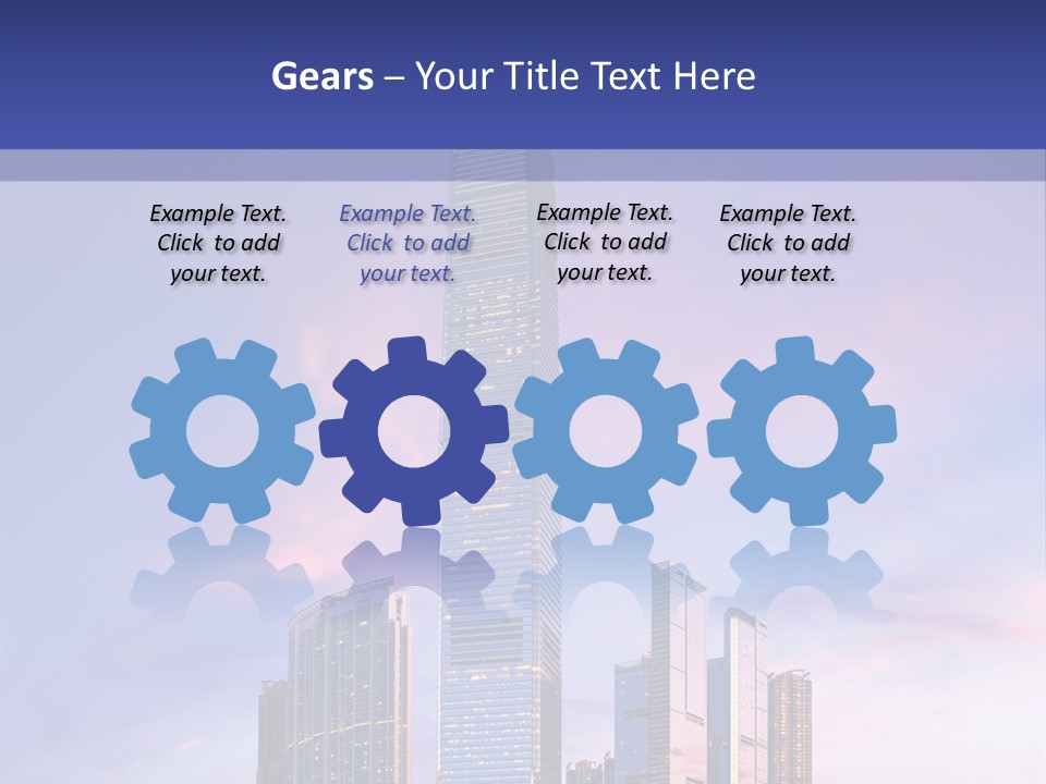 Asia Building Manhattan PowerPoint Template