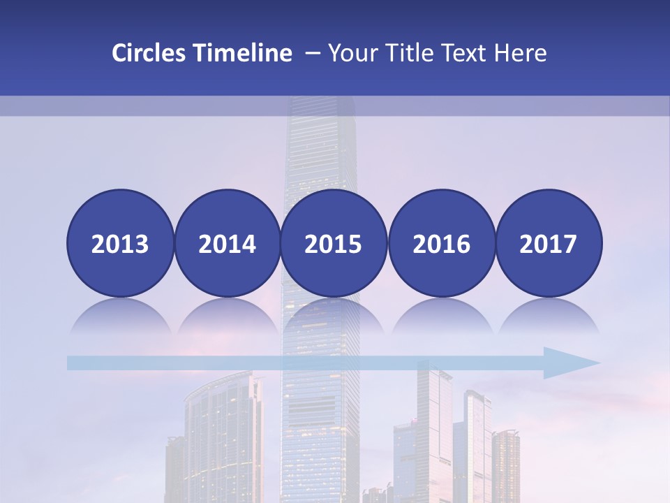 Asia Building Manhattan PowerPoint Template