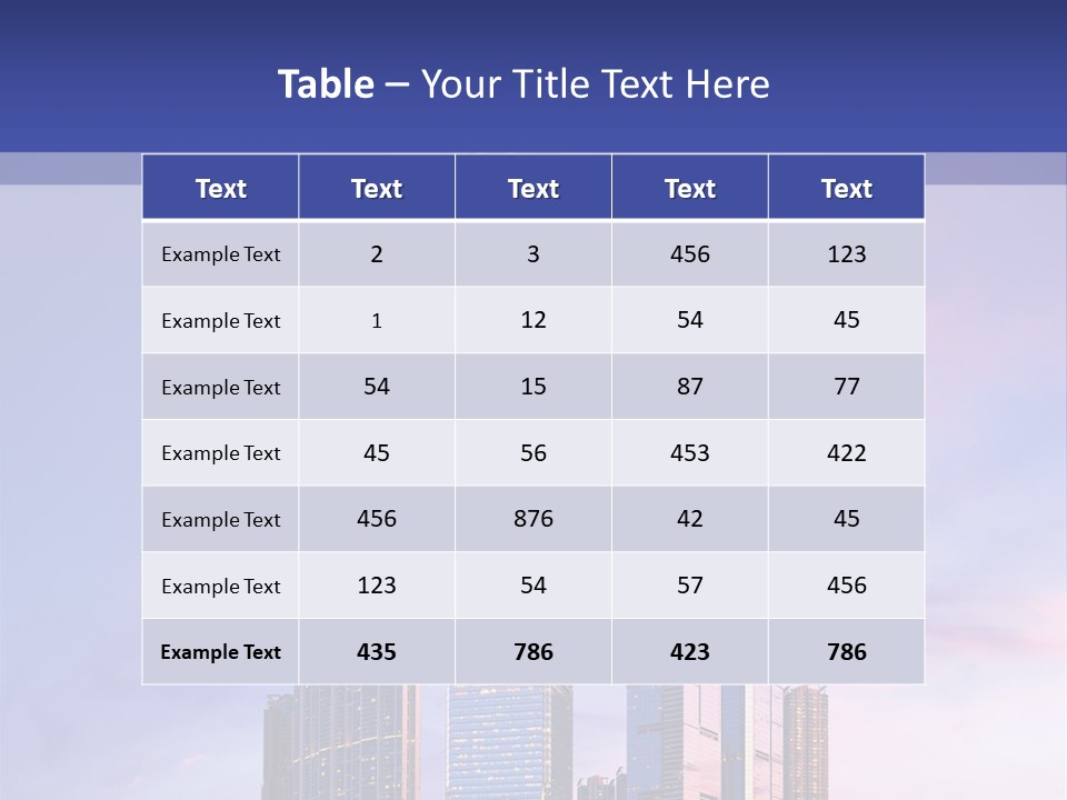 Asia Building Manhattan PowerPoint Template