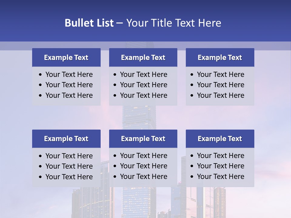 Asia Building Manhattan PowerPoint Template