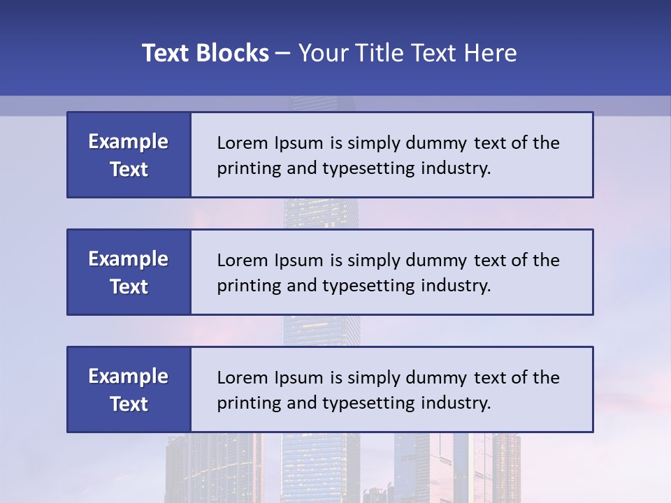 Asia Building Manhattan PowerPoint Template
