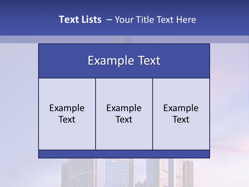 Asia Building Manhattan PowerPoint Template