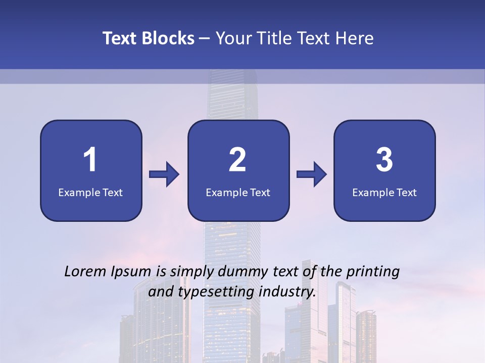 Asia Building Manhattan PowerPoint Template