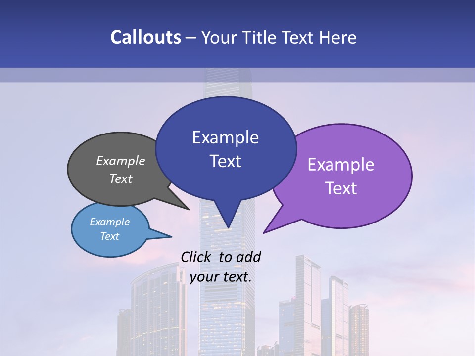 Asia Building Manhattan PowerPoint Template
