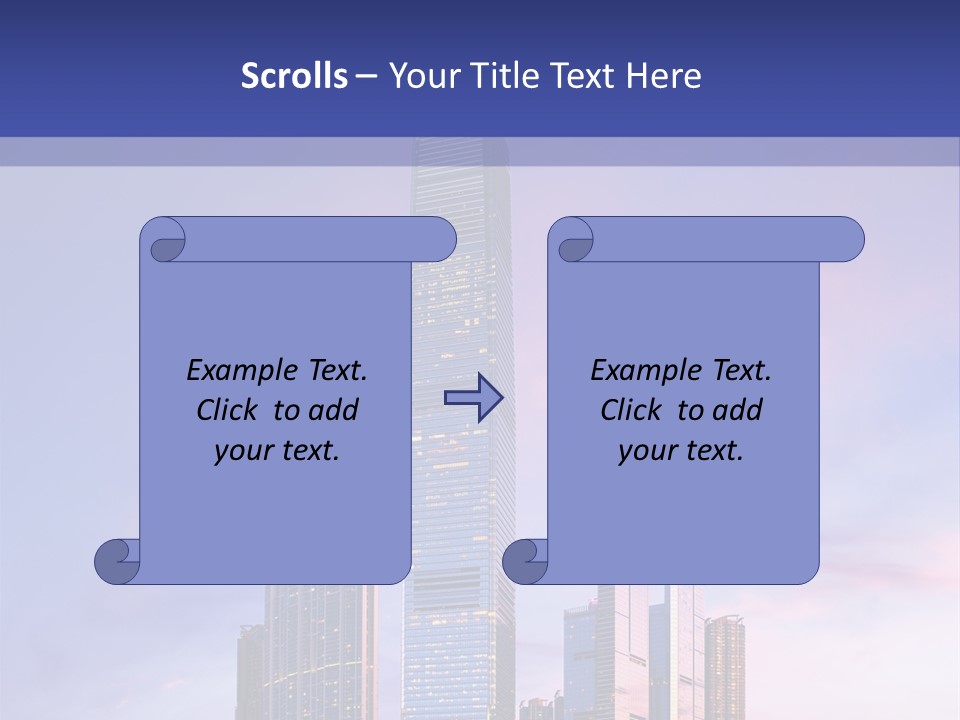 Asia Building Manhattan PowerPoint Template