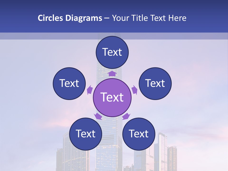 Asia Building Manhattan PowerPoint Template