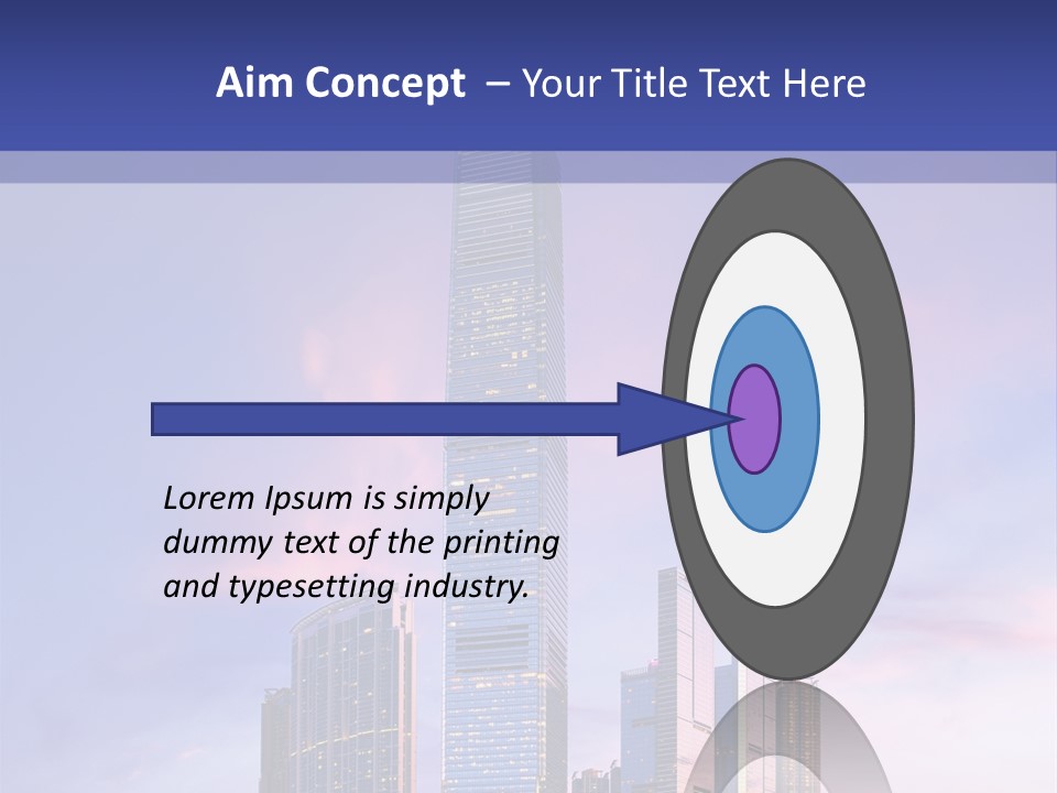 Asia Building Manhattan PowerPoint Template