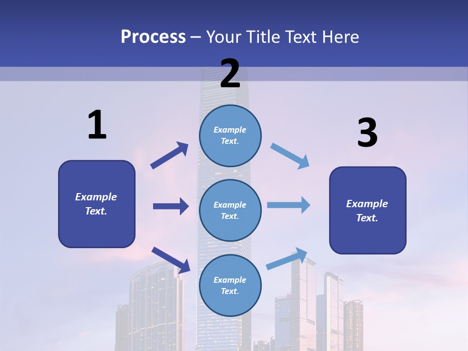 Asia Building Manhattan PowerPoint Template