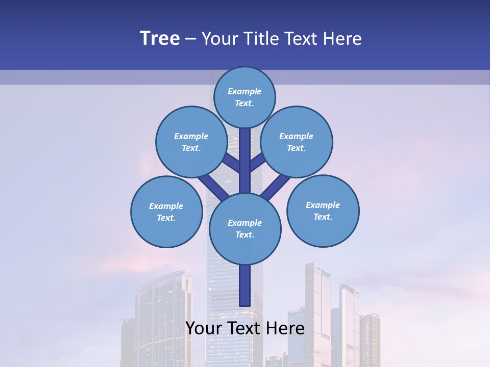 Asia Building Manhattan PowerPoint Template
